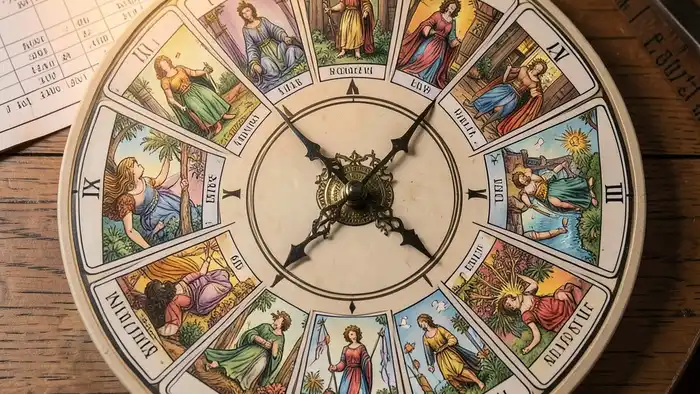 Расклад Таро «часы» на инвестиции – визуальное представление