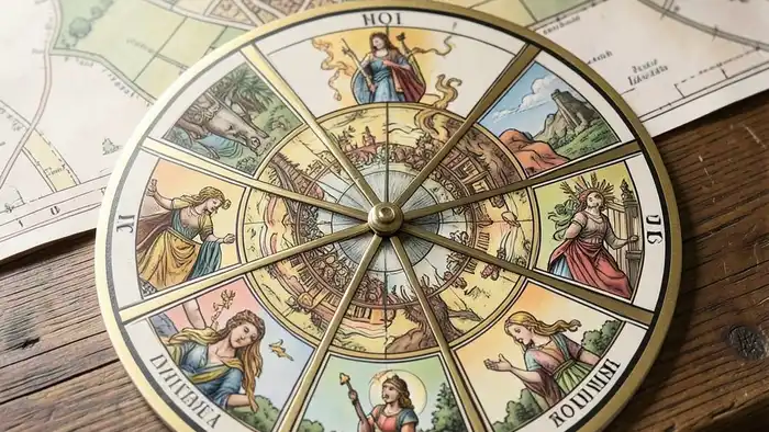 Расклад Таро часы на покупку участка – визуальная схема