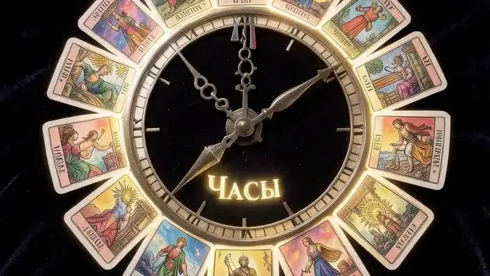 Расклад Таро часы на усыновление – изображение часов из карт Таро