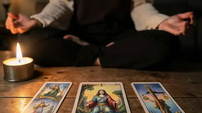 Расклад Таро «да или нет одна карта» на перфекционизм, карта на столе