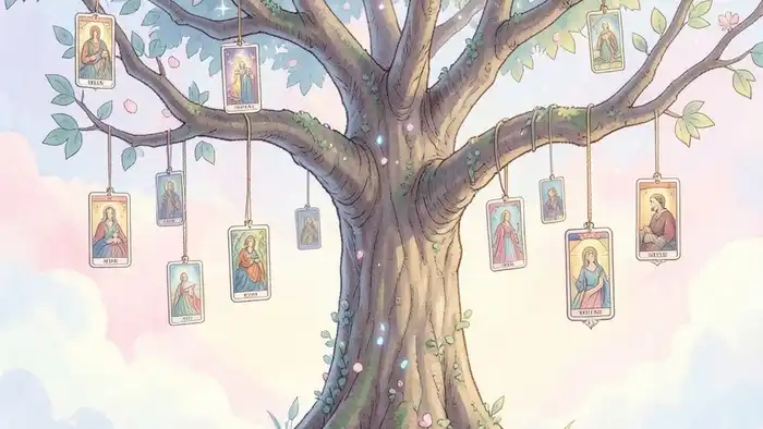 Расклад Таро «дерево жизни» на гражданский брак – иллюстрация