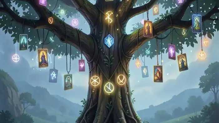 Расклад Таро «дерево жизни» – визуальная символика дерева с картами