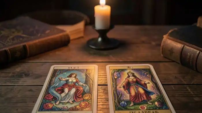 расклад Таро «домино» на бывшего изображение