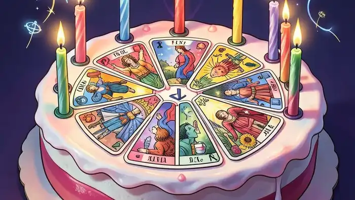 Расклад Таро «домино» на день рождения – иллюстрация