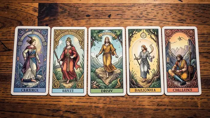 Расклад Таро «домино» на карьерный кризис изображение