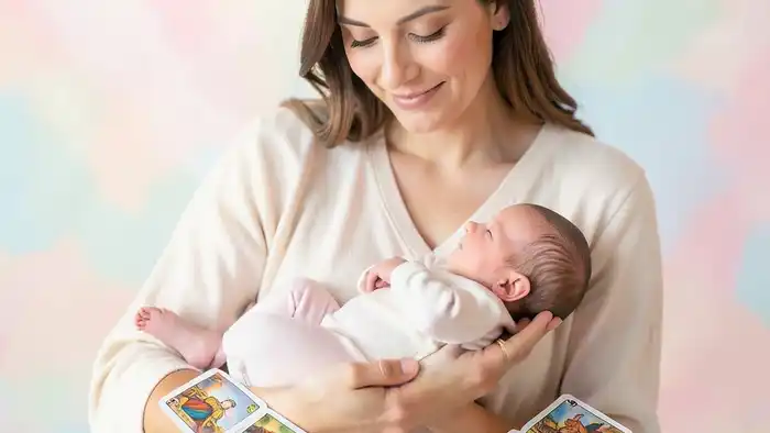 Расклад Таро «домино» на кормление грудью — карта и новорожденный