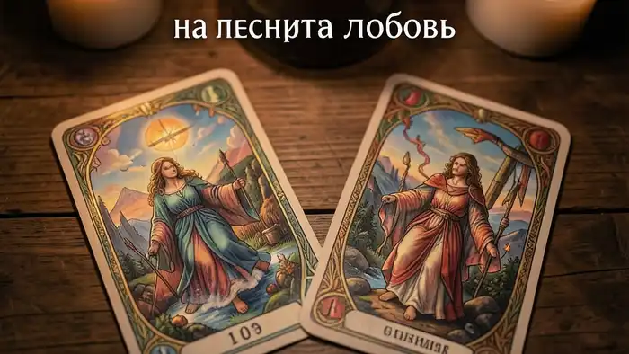 Расклад Таро «домино» на первую любовь, карта Таро, романтическая атмосфера