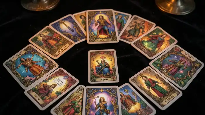 Расклад Таро «домино» на возможности – визуальное изображение