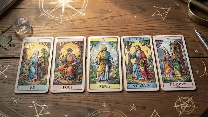 Расклад Таро домино – визуальная схема расклада