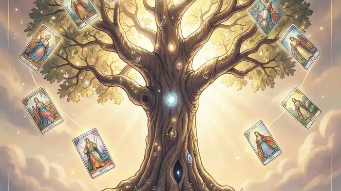 Расклад Таро «Древо Сефирот» на кармический урок — карта Сефирот