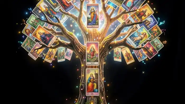 Расклад Таро Древо Сефирот изображение