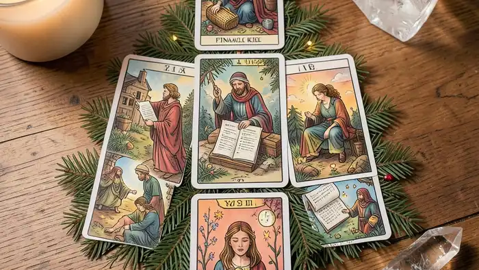 расклад Таро елочка на банкротство физлица изображение