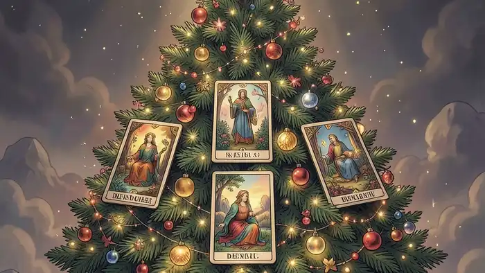 Расклад Таро «елочка» на долги – визуальная схема