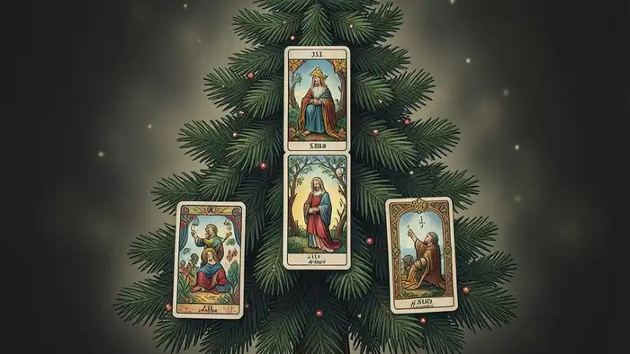 Расклад Таро «елочка» на игнор от мужчины – изображение расклада в виде ёлочки