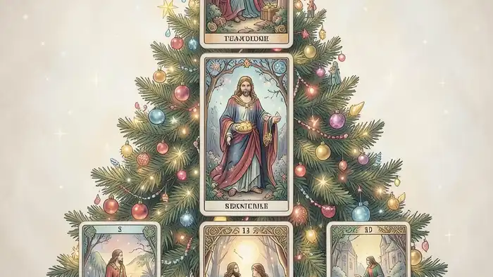 Расклад Таро «елочка» на ипотеку – визуальная схема