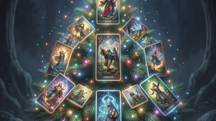 Расклад Таро «елочка» на привороженность изображение