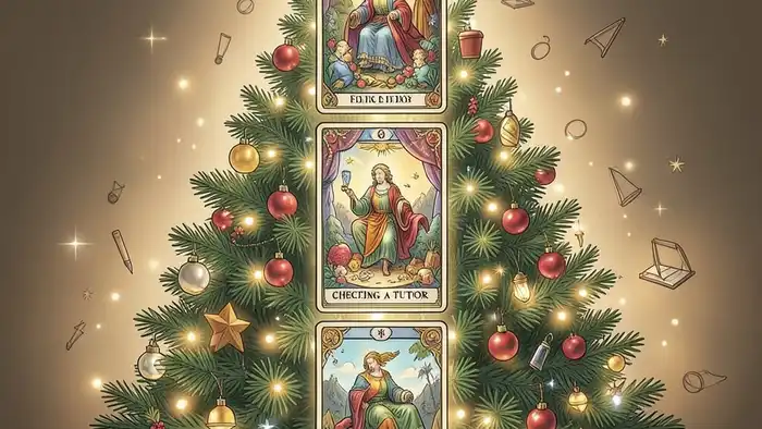 Расклад Таро «елочка» на репетитора – визуальная схема