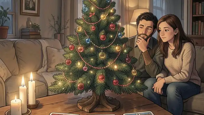 Расклад Таро «елочка» на ссору с партнером – визуальное изображение