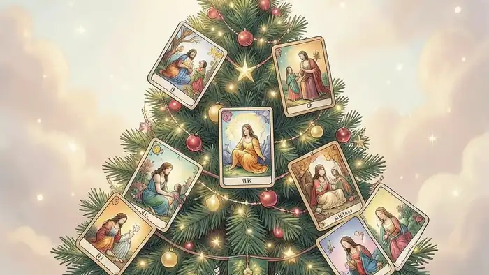 Расклад Таро «елочка» на выздоровление – изображение расклада