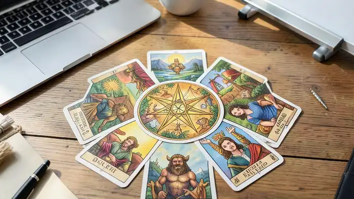 Расклад Таро гексаграмма на командную работу