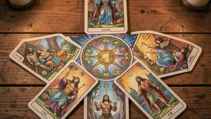 Расклад Таро гексаграмма на повышение – визуальное изображение звёздного расклада