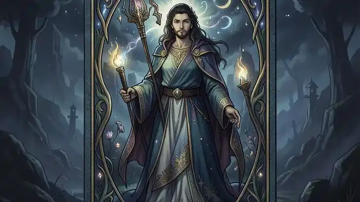 Расклад Таро Годовой на 12 месяцев для магистратуры: круг из карт с академическими символами