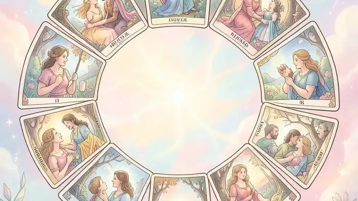Расклад Таро годовой на 12 месяцев привязанность визуализация