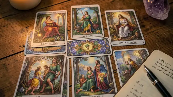 годовой расклад Таро на призвание изображение