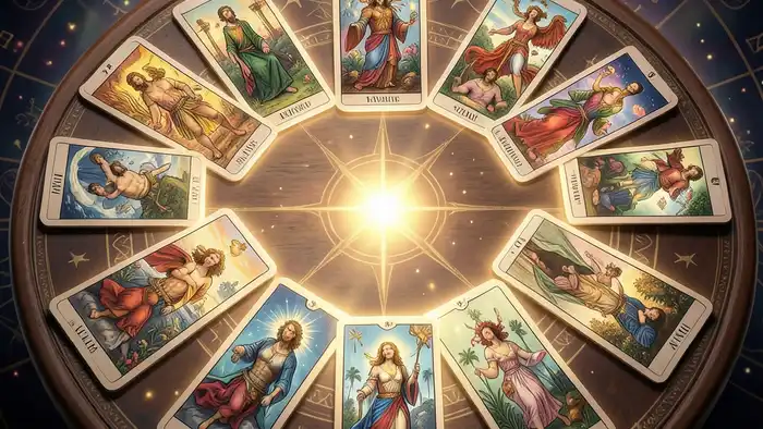 Расклад Таро «годовой на 12 месяцев» на желание — карта года