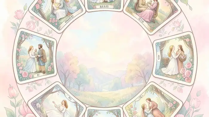 Расклад Таро хоровод на свадьбу – визуальное изображение
