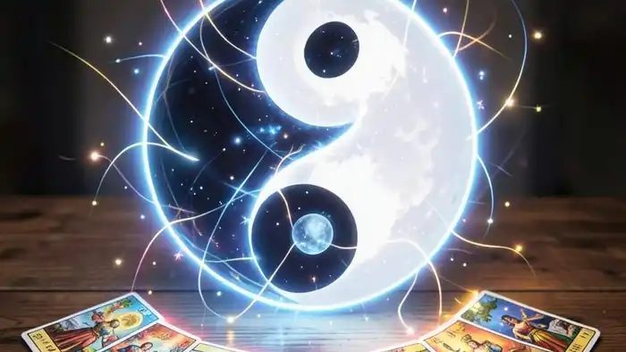 Расклад Таро инь-ян на энергию места, иллюстрация