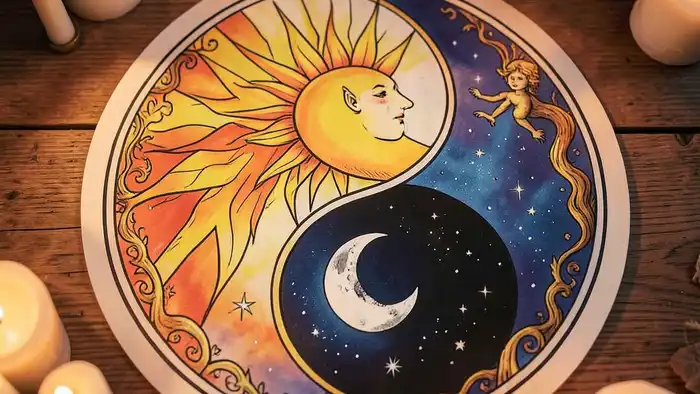 Расклад Таро «инь-ян» на солнцестояние – символ баланса света и тени