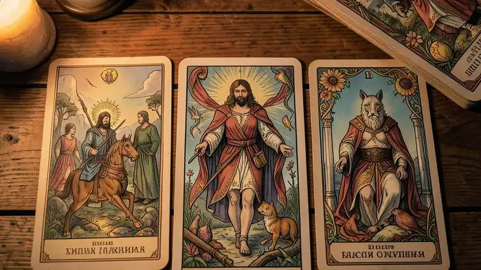 Расклад Таро «карта дня» на завещание – визуальная схема