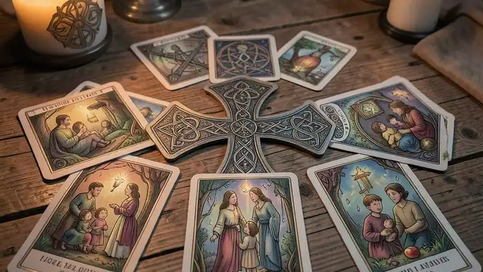 кельтский крест расклад таро изображение