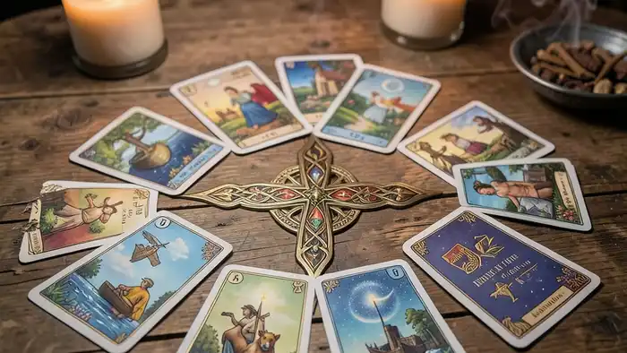 кельтский крест расклад Таро на эмиграцию