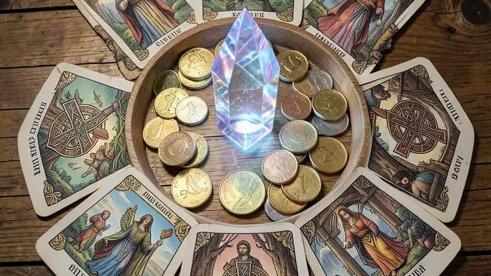 кельтский крест таро накопления изображение