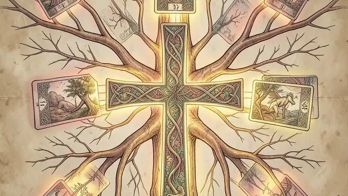 Расклад Таро «кельтский крест» на нервную систему – иллюстрация