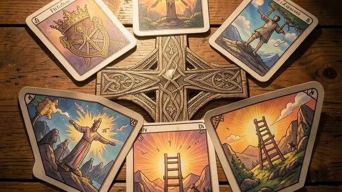 Расклад Таро кельтский крест на профессиональный рост – изображение