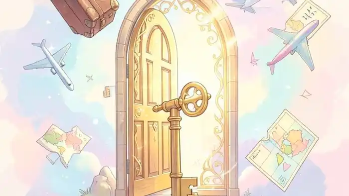 ключ Таро раскрывает путь к путешествию