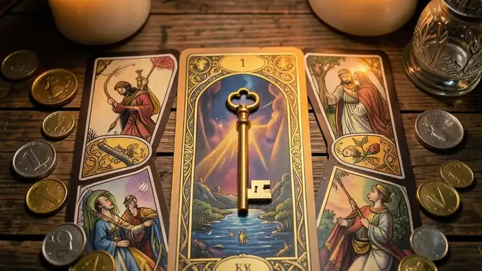 ключ Таро расклад деньги изображение