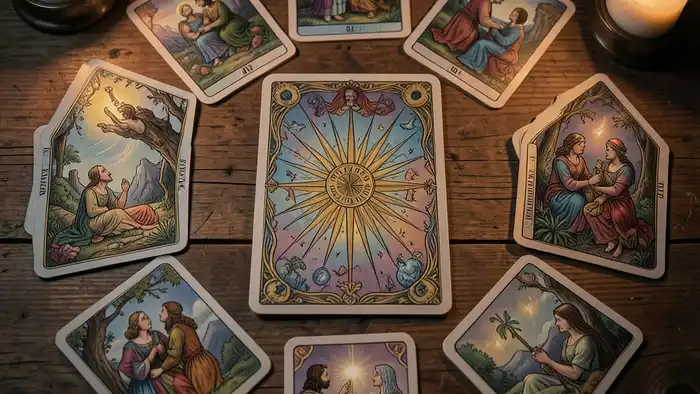 Расклад Таро «колесо баланса жизни» на холодность партнёра