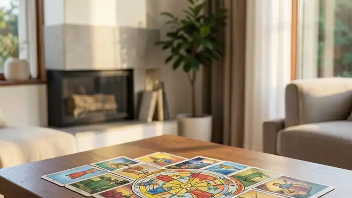 Расклад Таро «колесо баланса жизни» на новое жилье — интерьер с картами