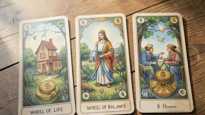Расклад Таро «Колесо баланса жизни» на покупку квартиры