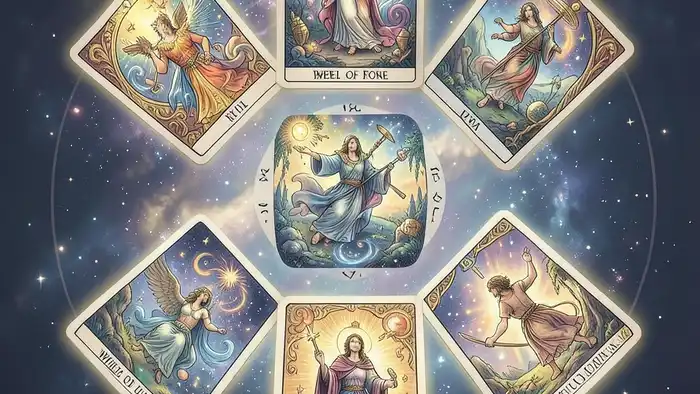 колесо фортуны расклад Таро изображение