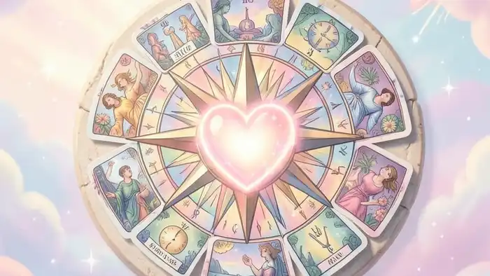 Расклад Таро «компас» на благодарность – визуальное изображение компаса из карт