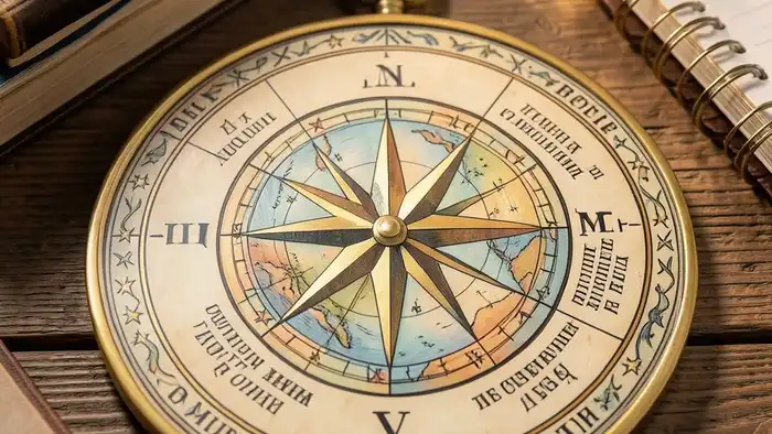 Расклад Таро «компас» на научную карьеру – визуальная карта с позициями