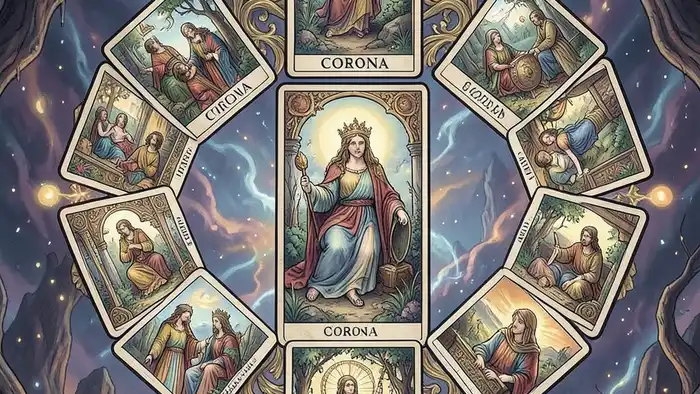 Расклад Таро «корона» на династию – изображение расклада