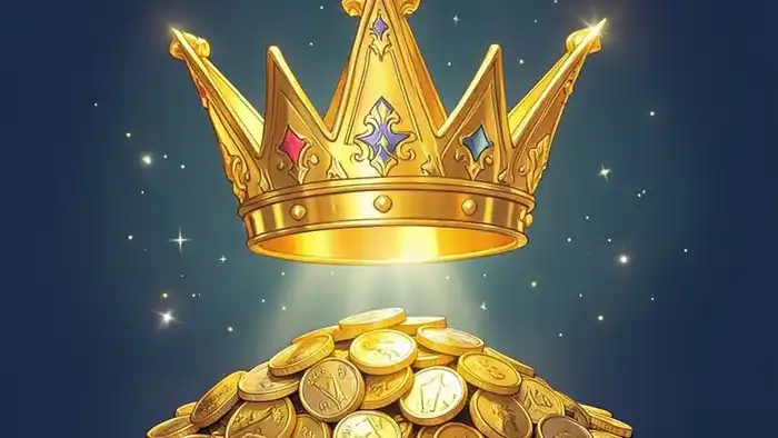 Расклад Таро «корона» на материальное положение – золотая корона и монеты