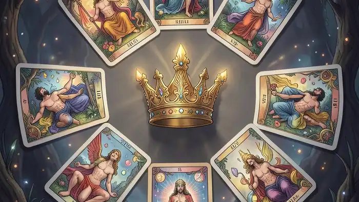Расклад Таро «корона» на секс – изображение расклада