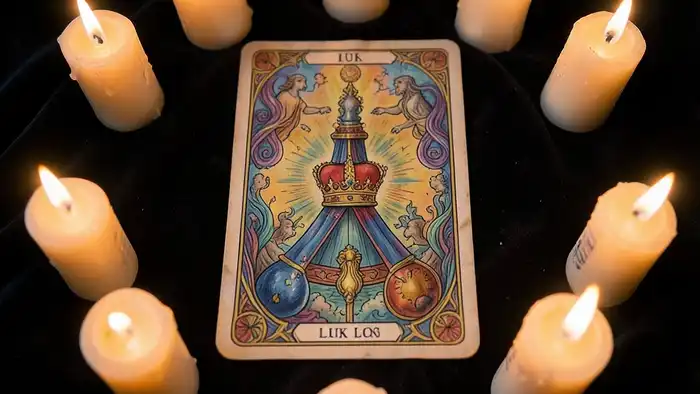 Расклад Таро «корона» на удачу – карта корона в центре, символизирующая успех